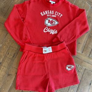 Kansas City Chiefs Red Two-Piece Lounge Set